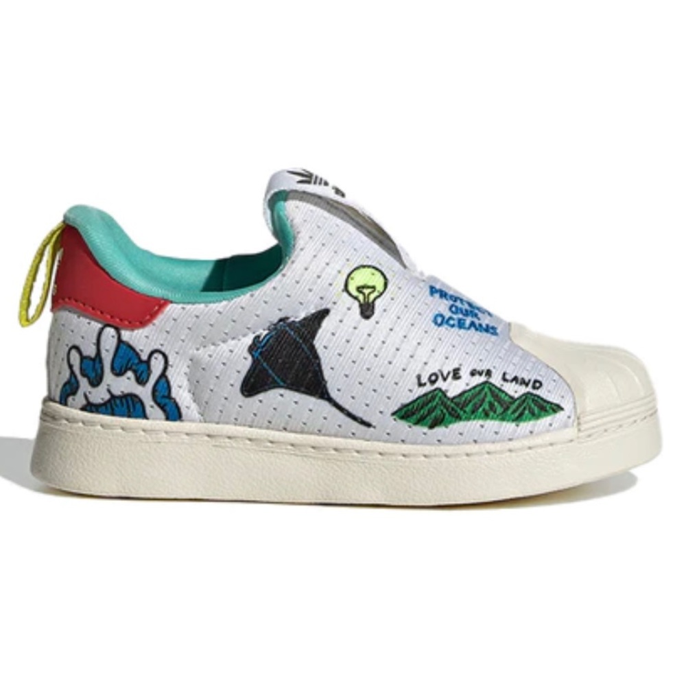 adidas Aaron Kai x Superstar 360 Primeblue Infant 'Pop Art Style Waves' FX4926